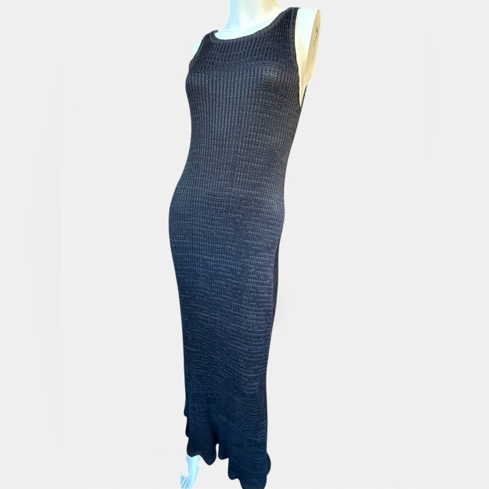 Marina Rossi black maxi tank dress S